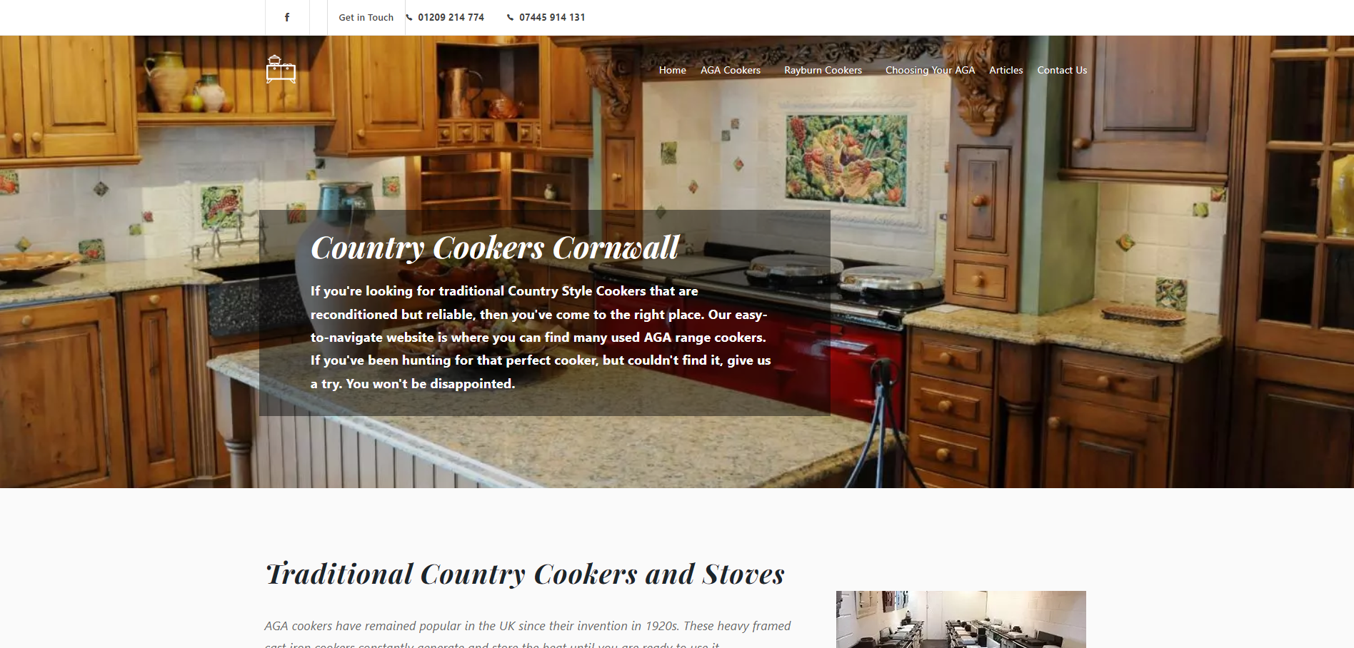 Country Cookers Website