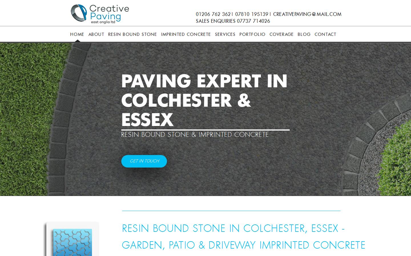 Creative Paving Website