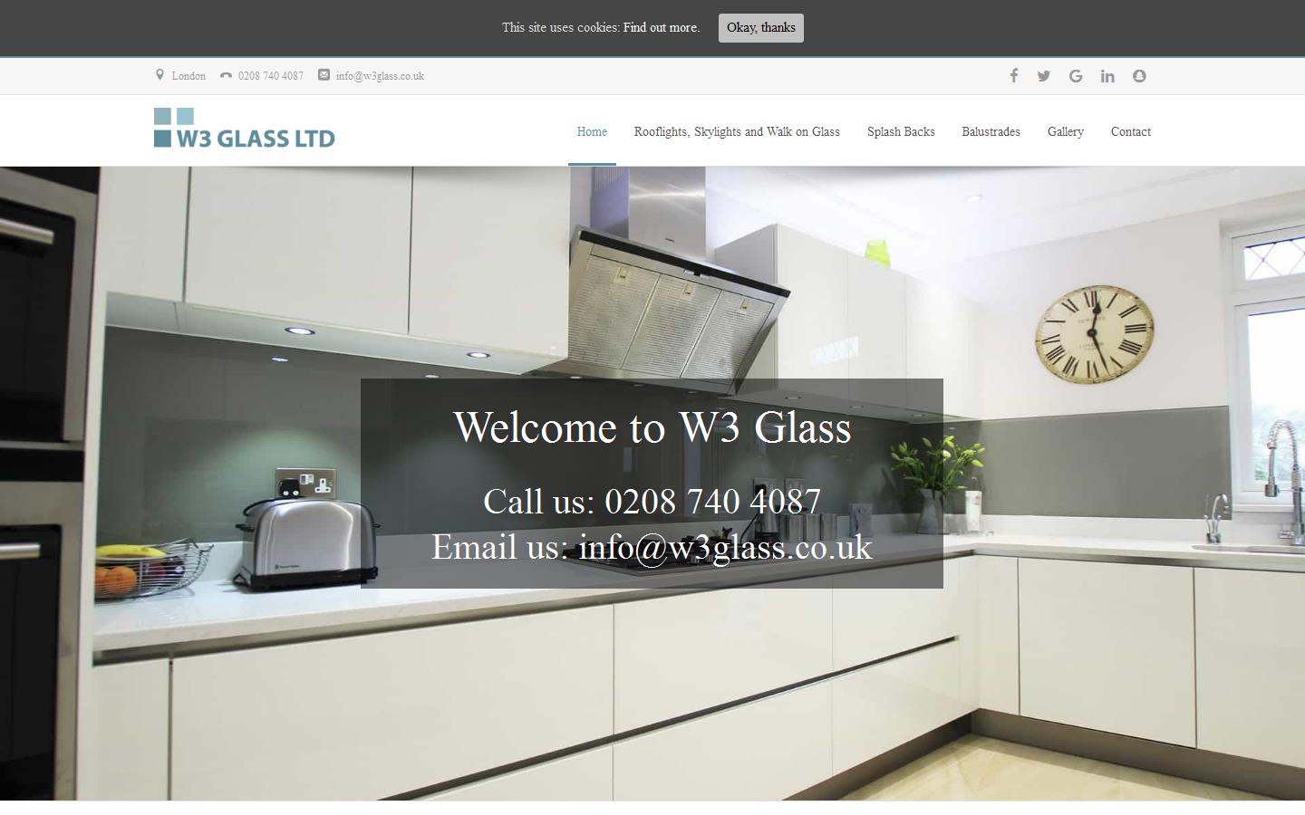 W3 Glass Ltd Website