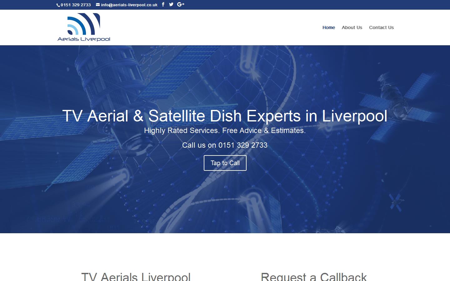Aerials Liverpool Website