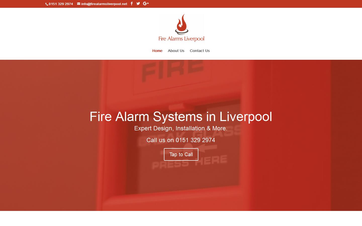 Fire Alarms Liverpool Website