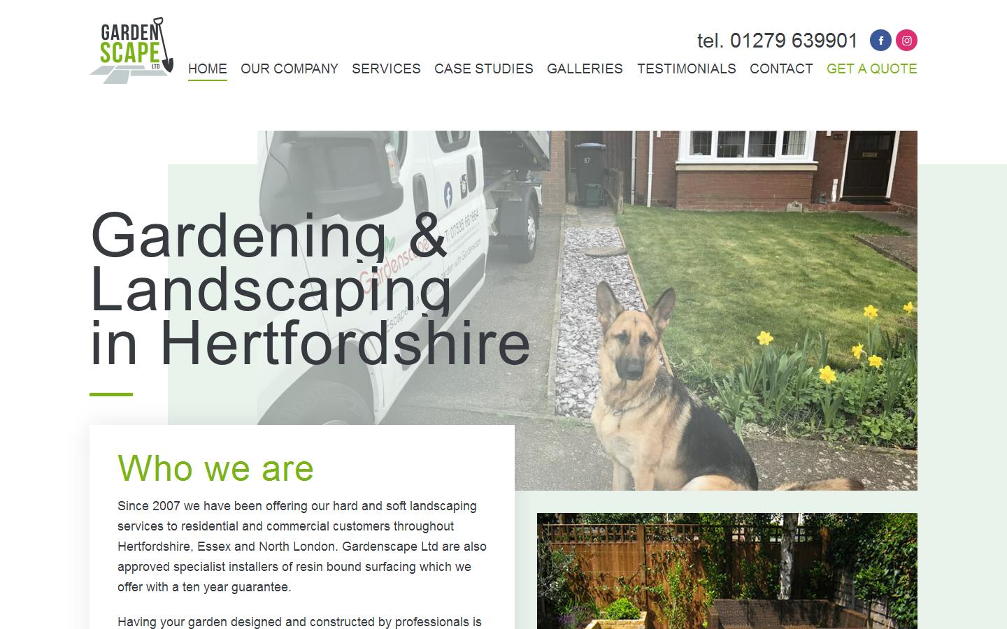 Gardenscape Ltd Website