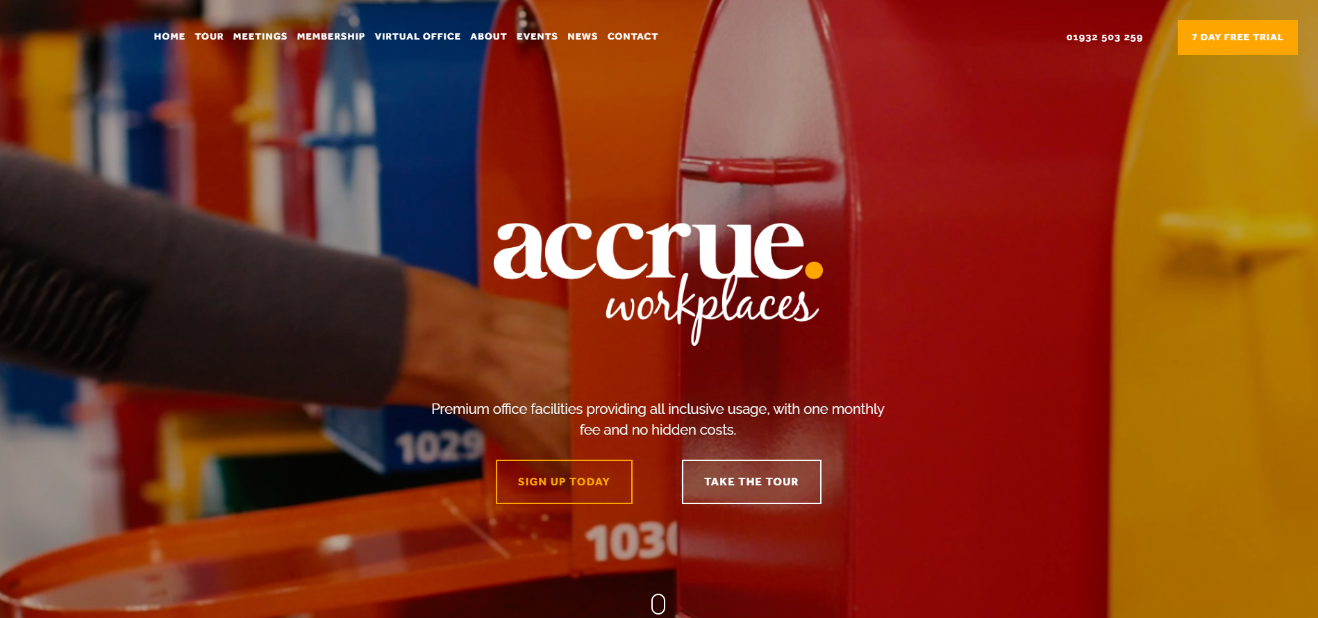 Accrue Workplaces Website