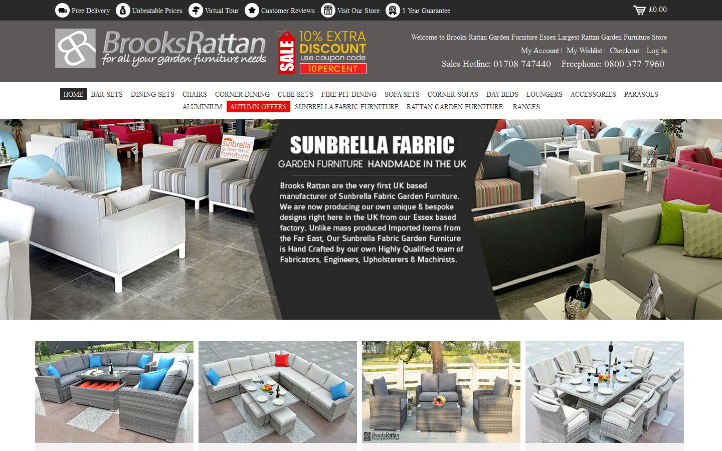 Brooks Rattan Garden Furniture Website