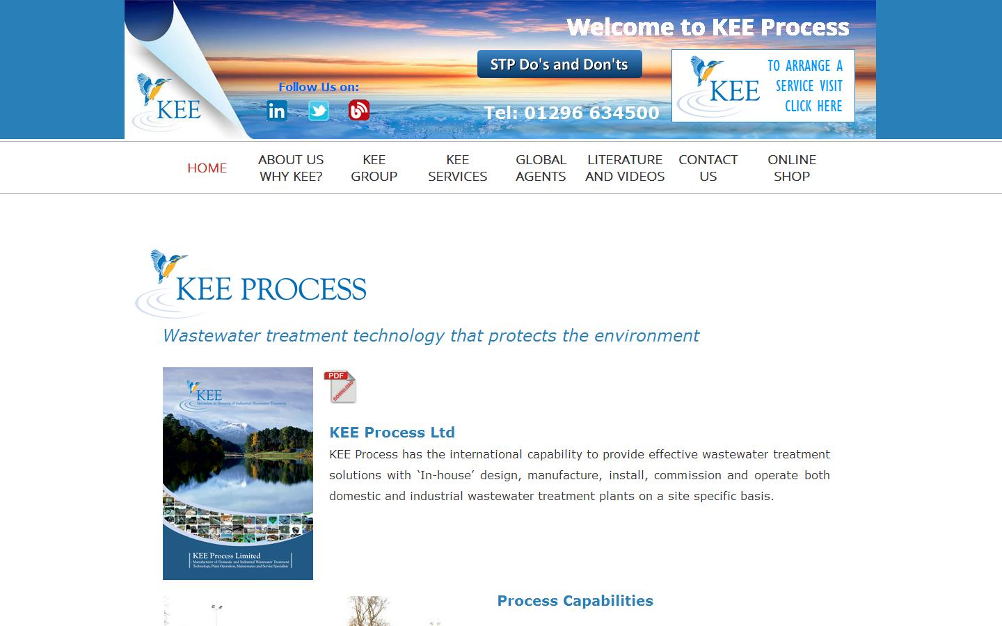 Kee Process Ltd Website