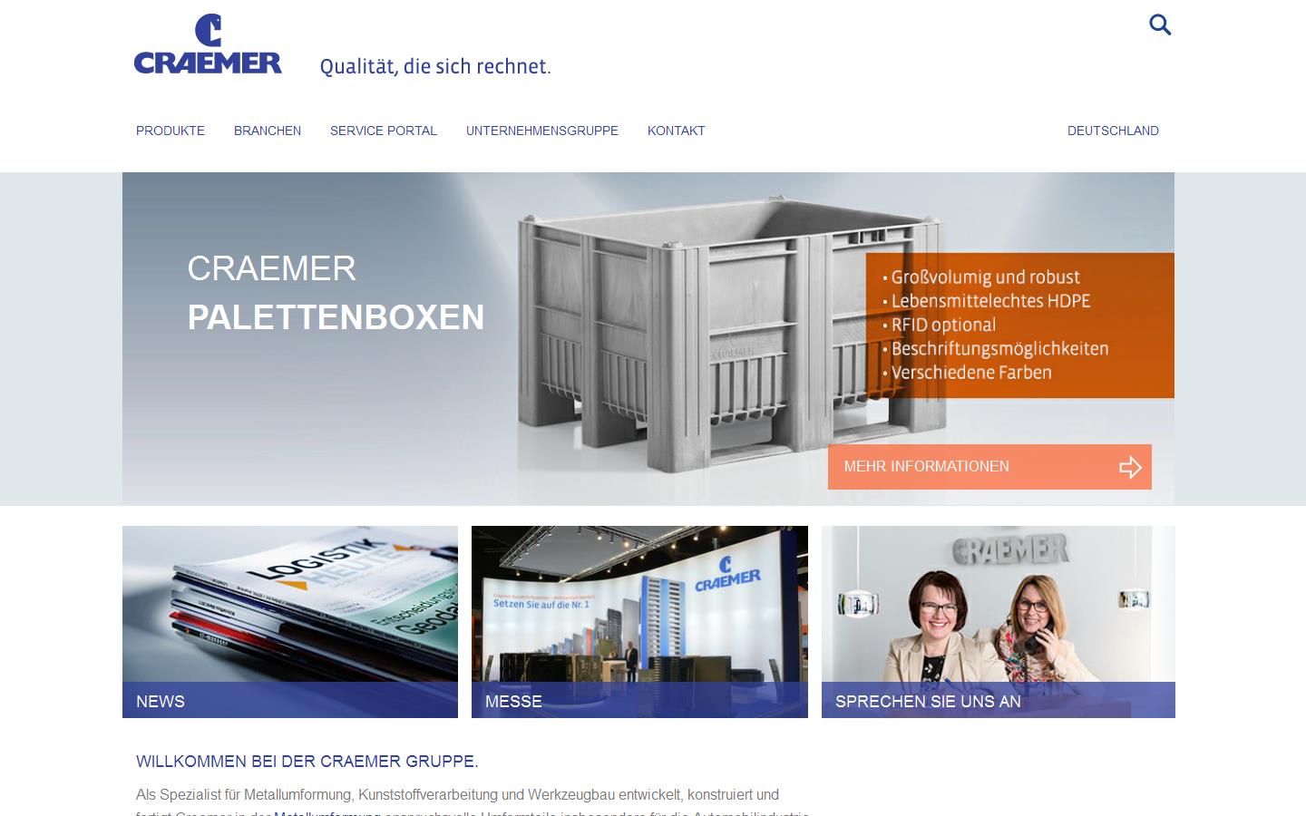 Craemer UK Website