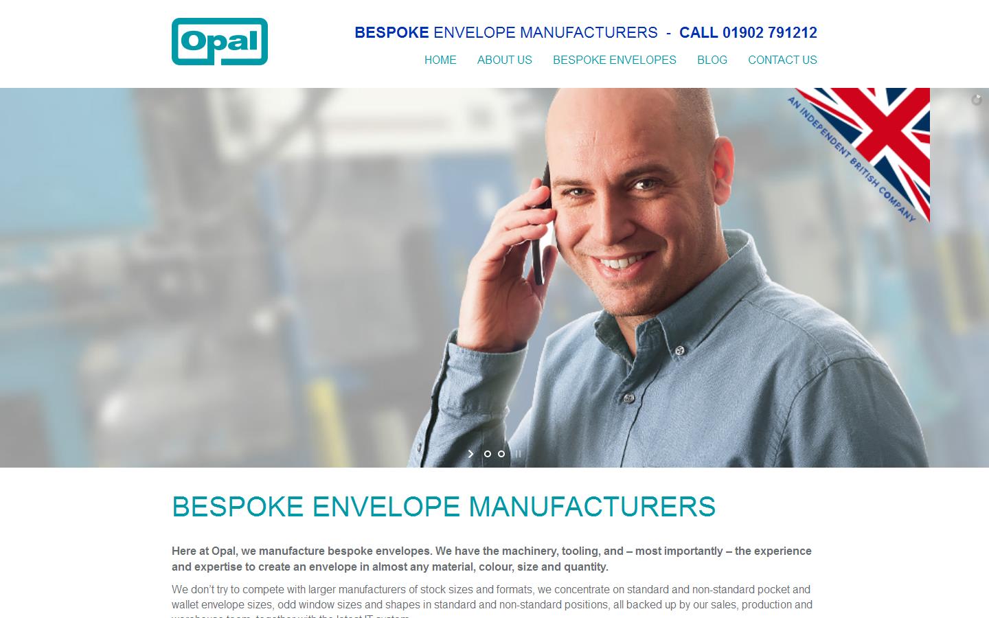Opal Envelopes Website