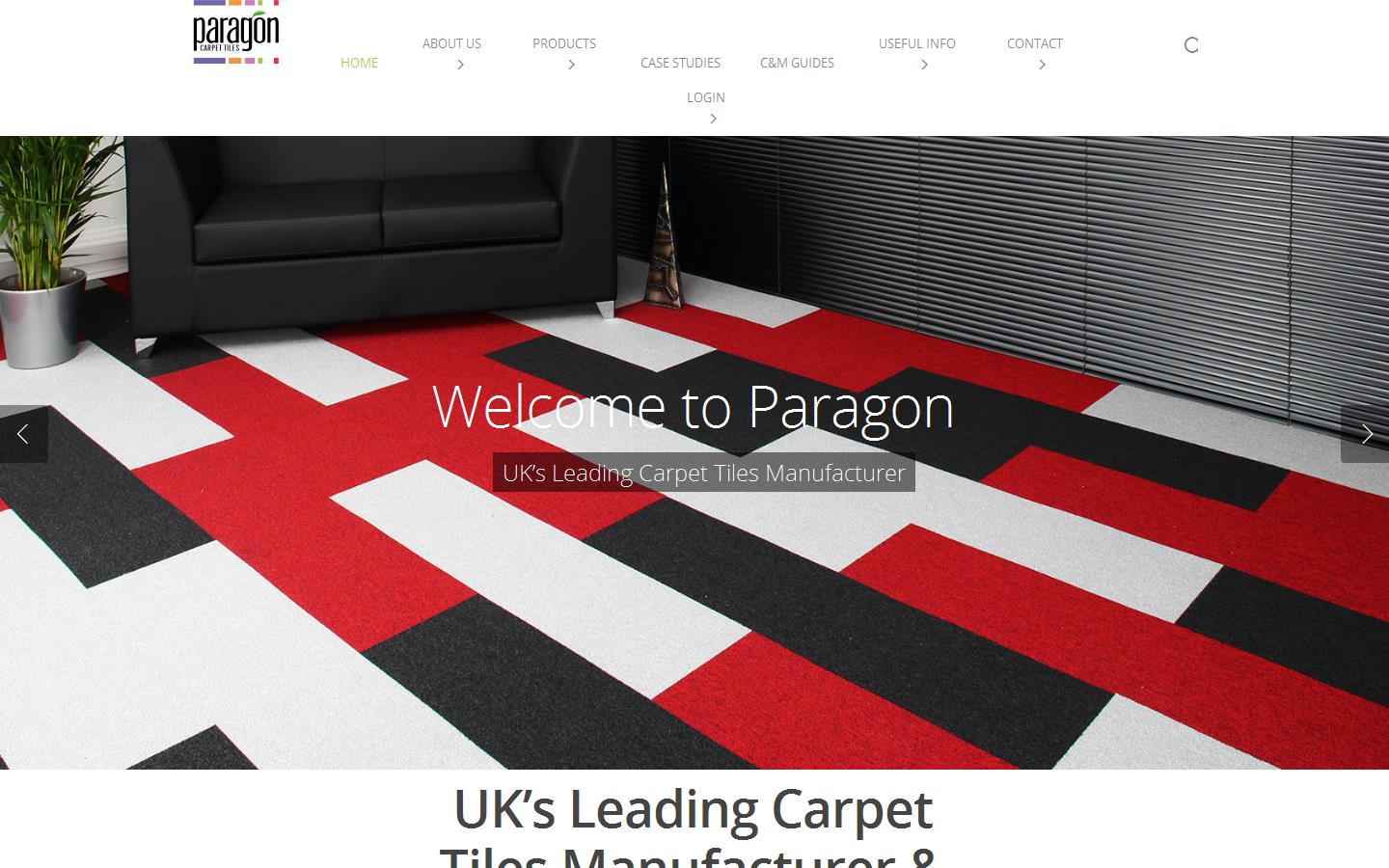 Paragon Carpets Website