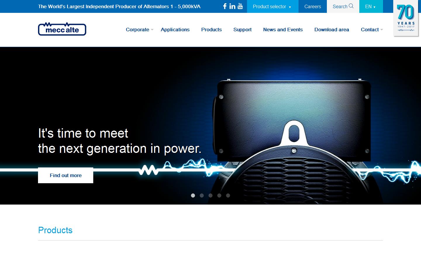 Meccalte UK Ltd Website