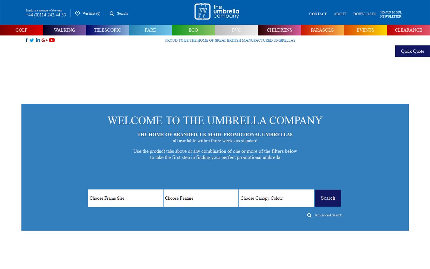 The Umbrella Company Website