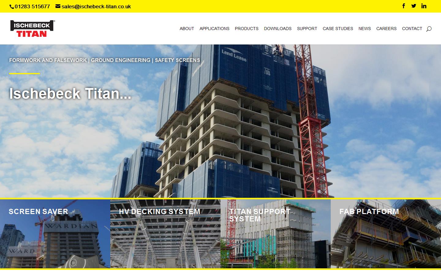 Ischebeck Titan Website