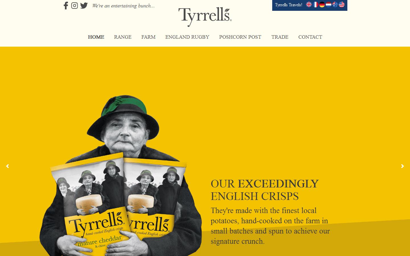 Tyrrells Website