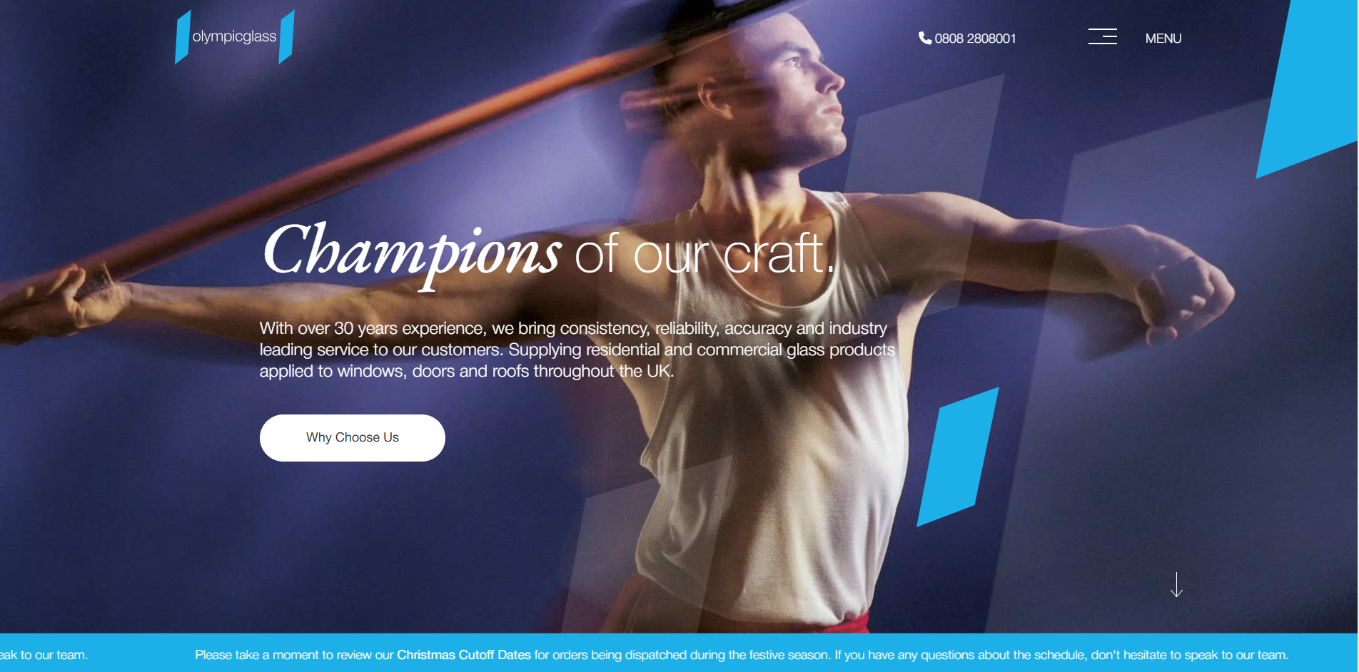 Olympic Glass Website
