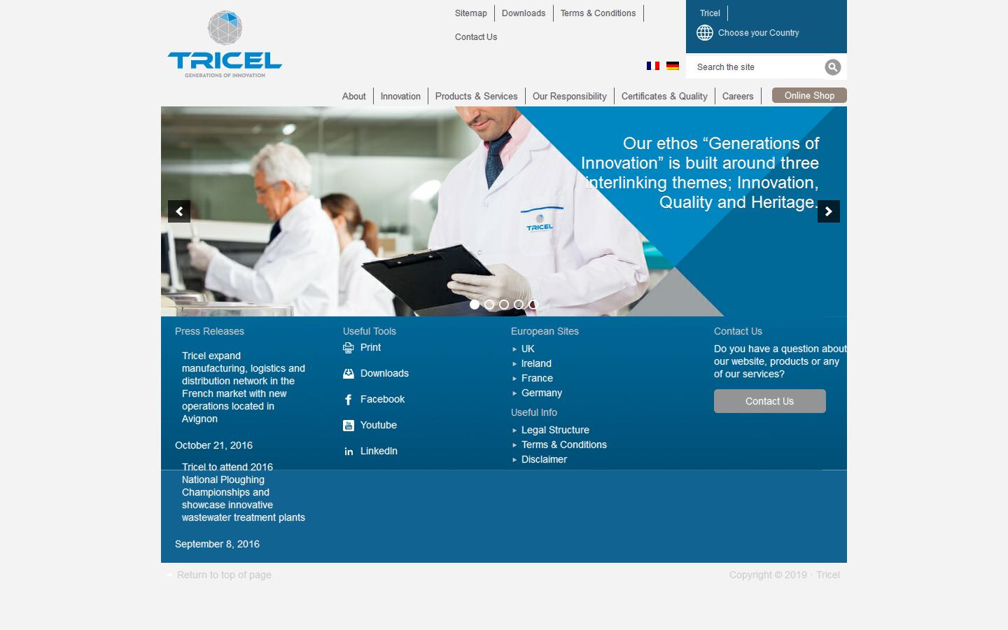 Tricel Website