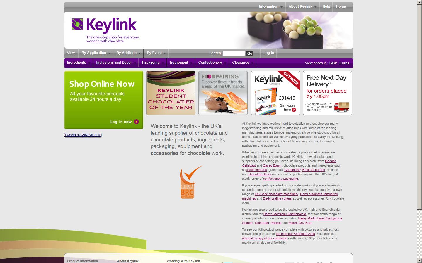 Keylink Ltd Website