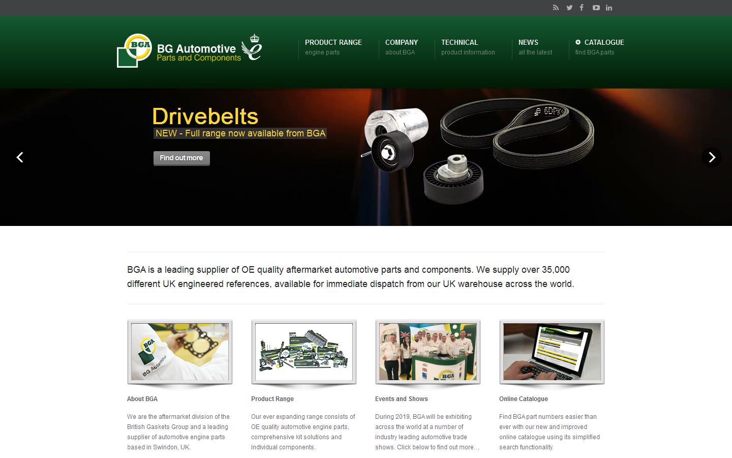 B G Automotive Website