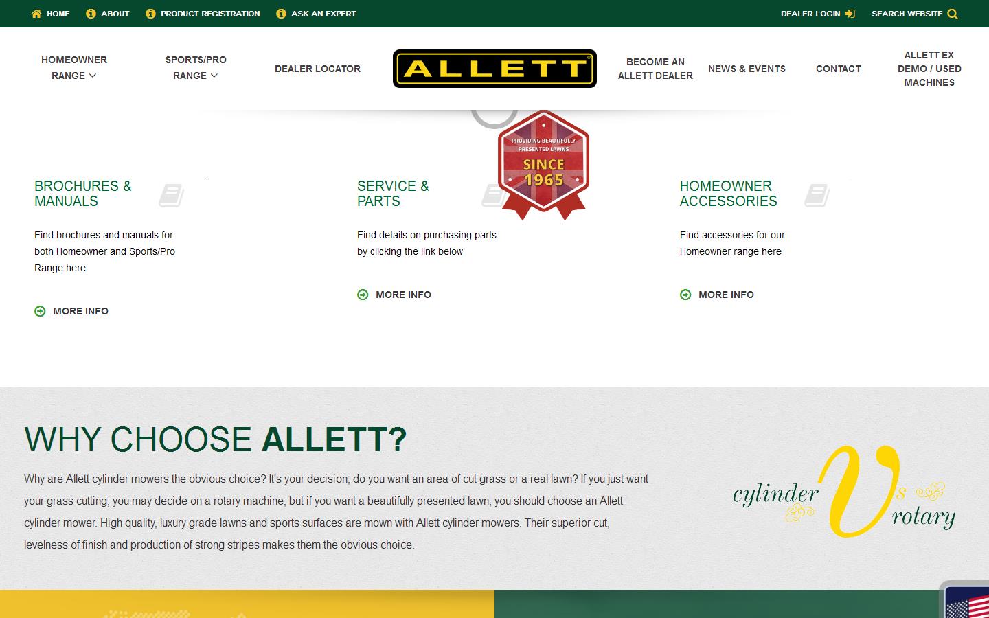 Allett Website