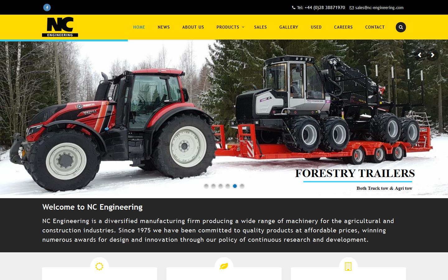 N C Engineering Ltd Website