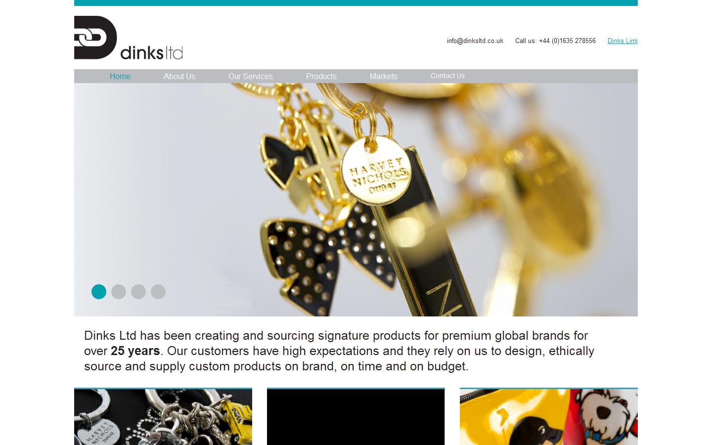 Dinks Ltd Website