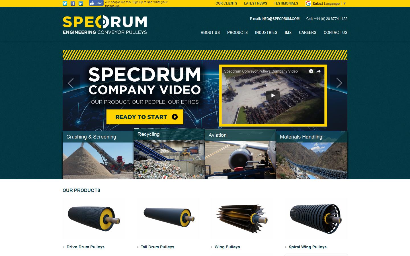 Specdrum Website