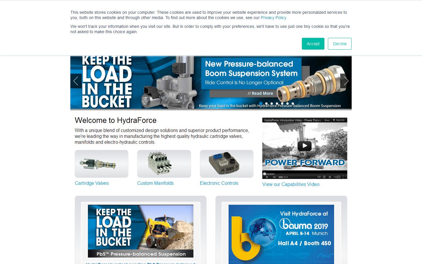 Hydra Force Hydraulics Ltd Website