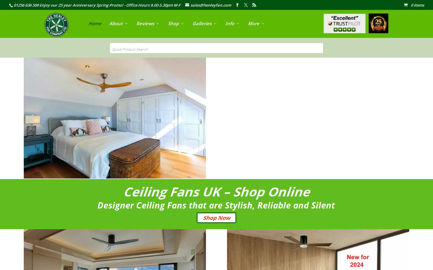 The Henley Fan Company Website