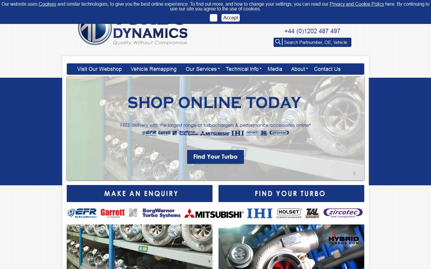 Turbo Dynamics Ltd Website