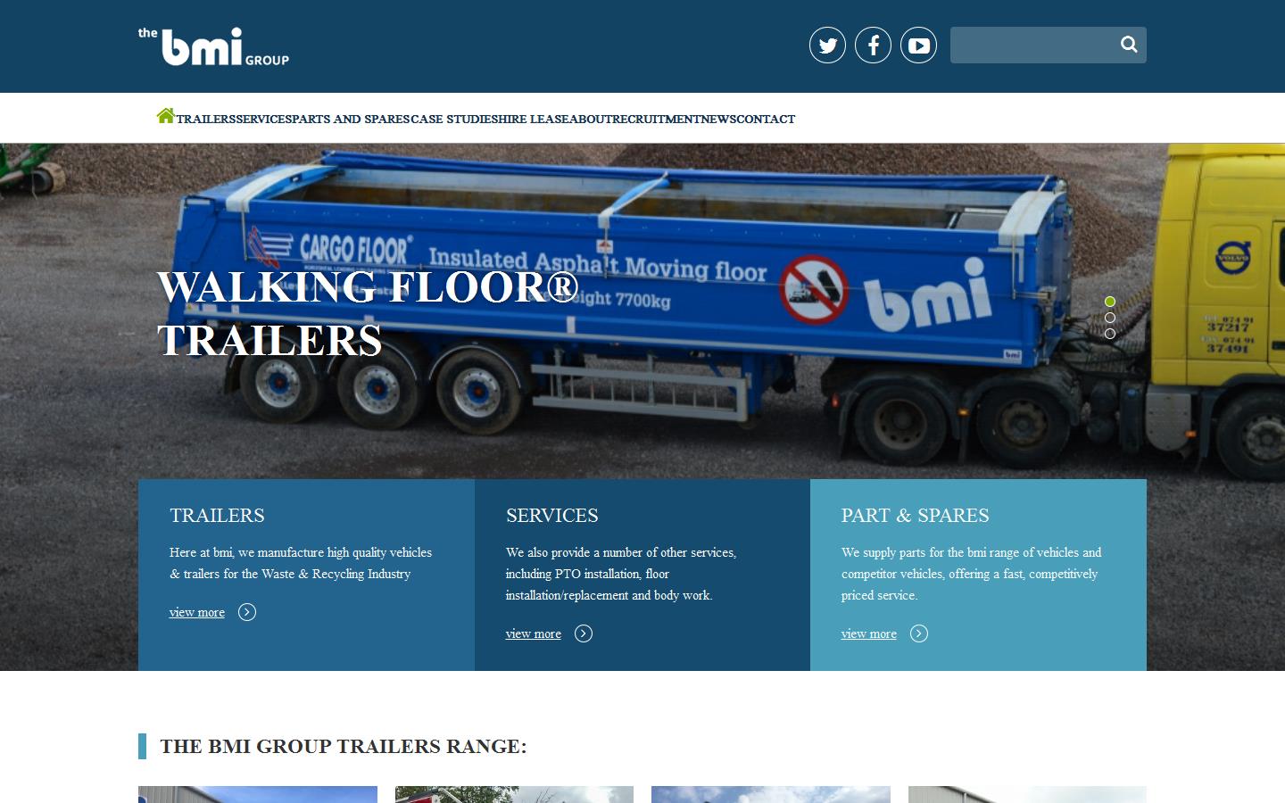 B M I Trailers Ltd Website