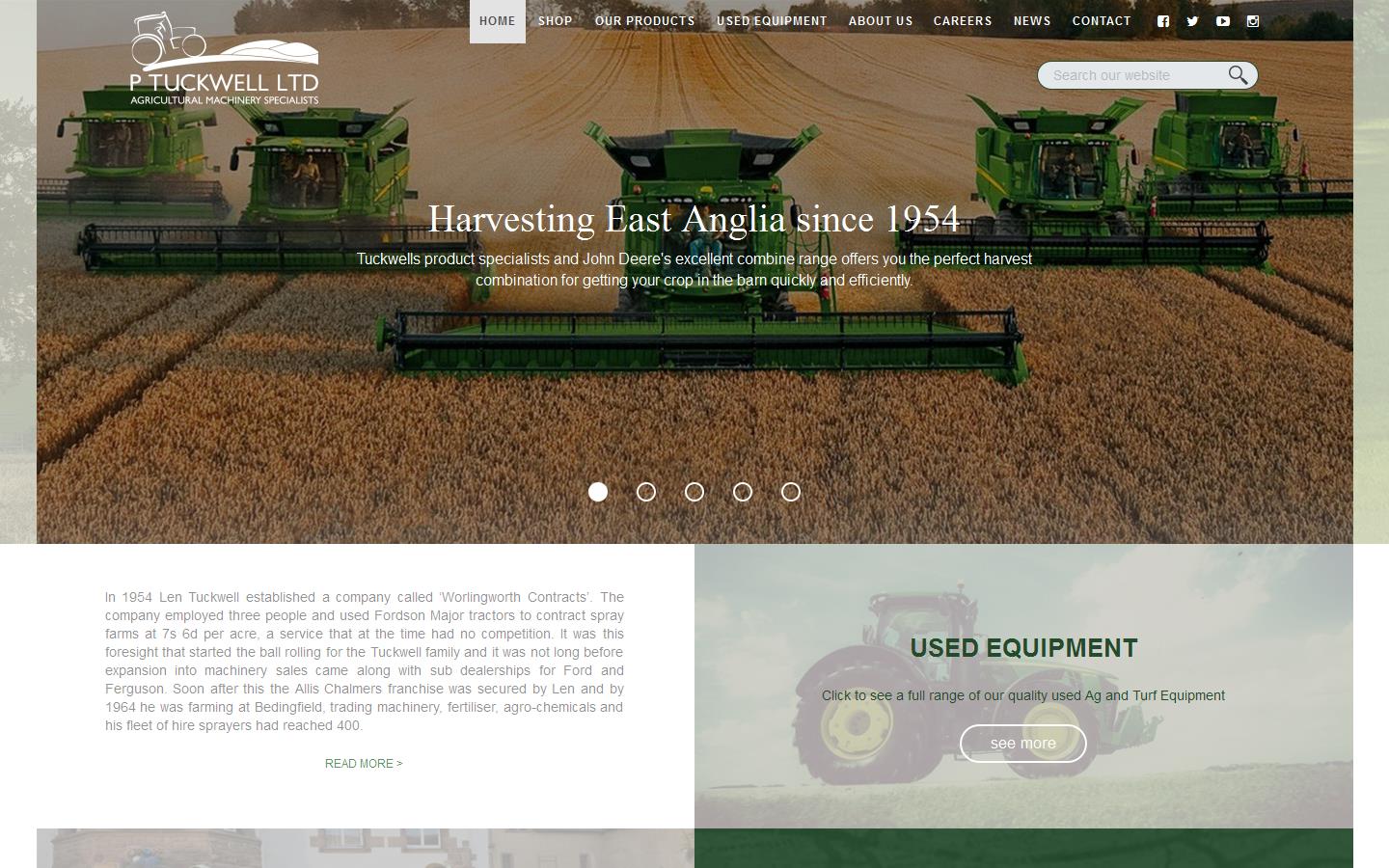 P Tuckwell Ltd Website