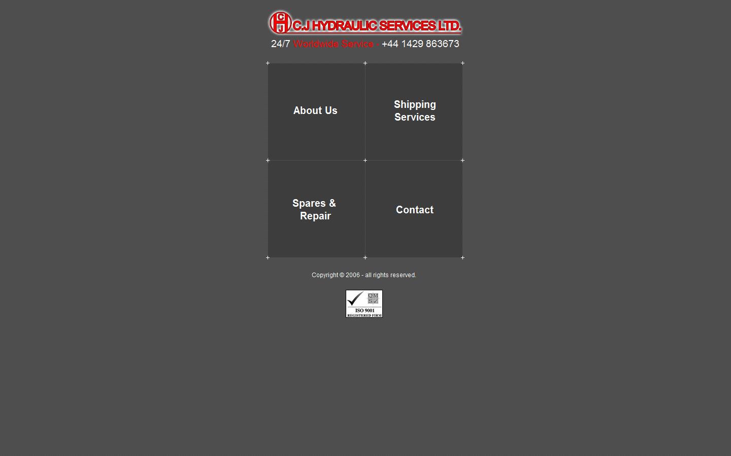 C J Hydraulic Services Ltd Website