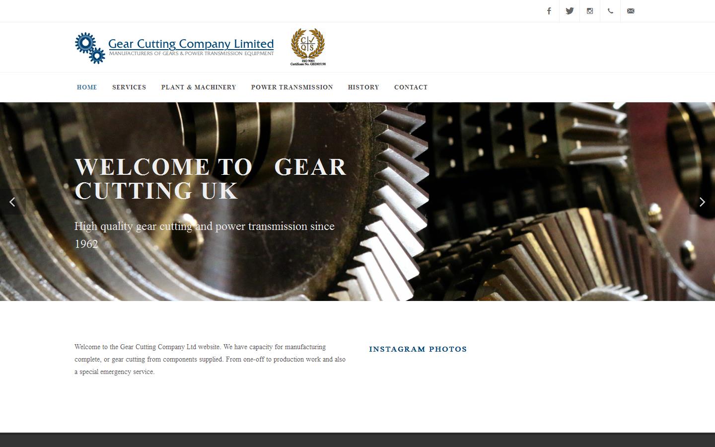Gear Cutting Co. Ltd Website