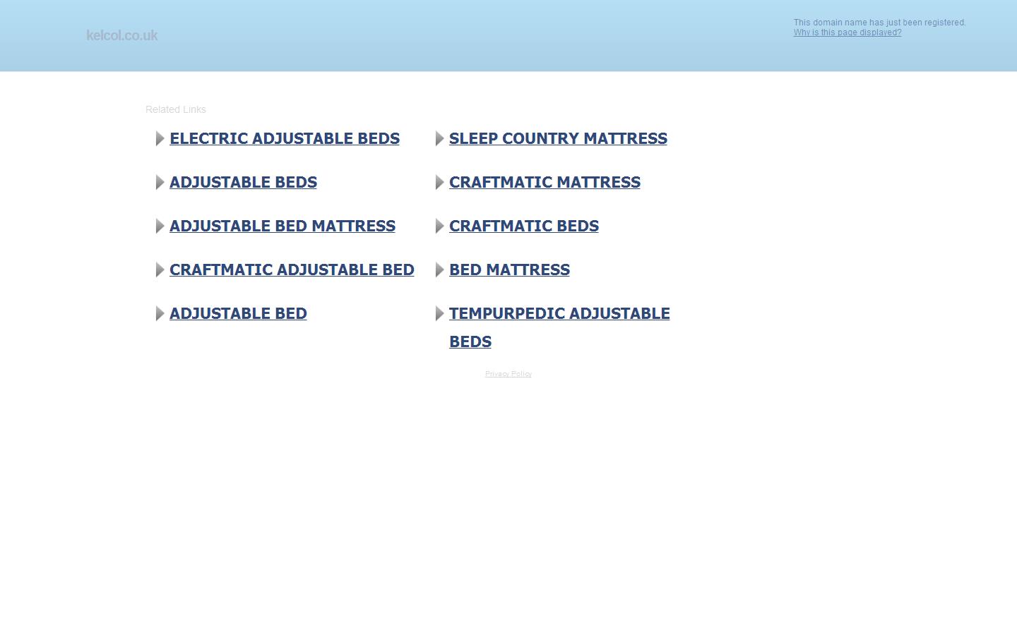 Kelcol Bedding Company Ltd Website