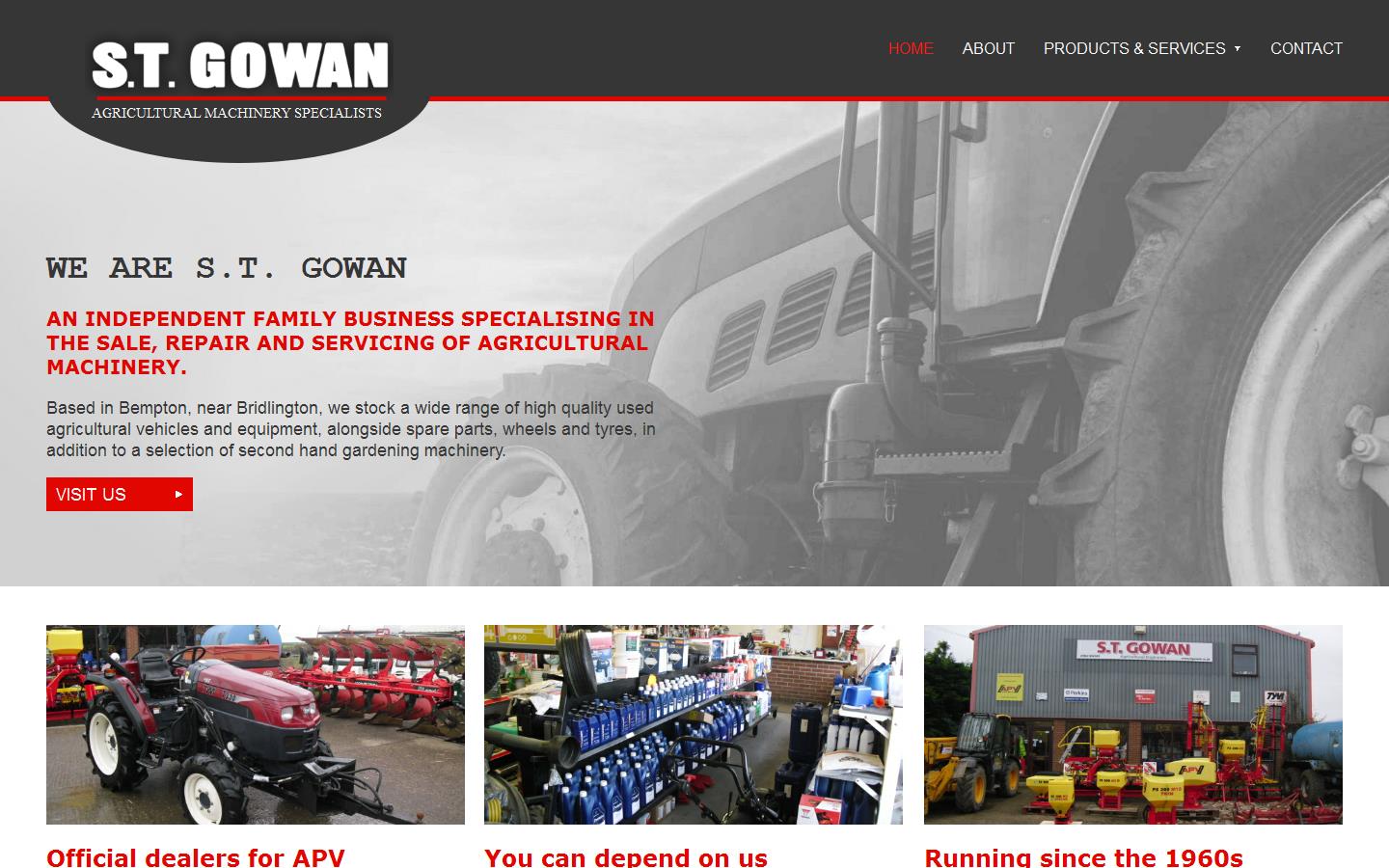 S T Gowan Ltd Website
