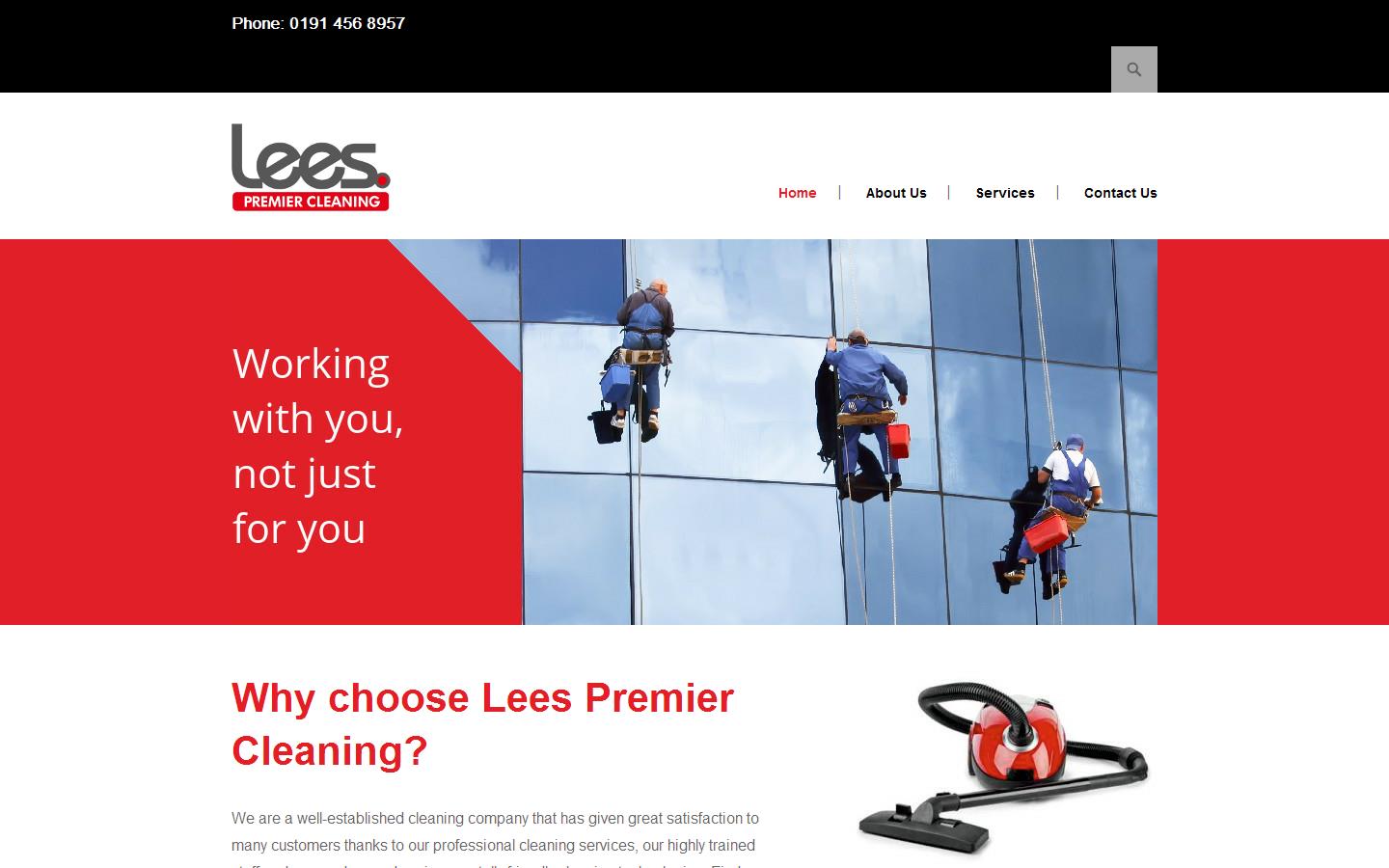 Lee''s Premier Cleaning Website