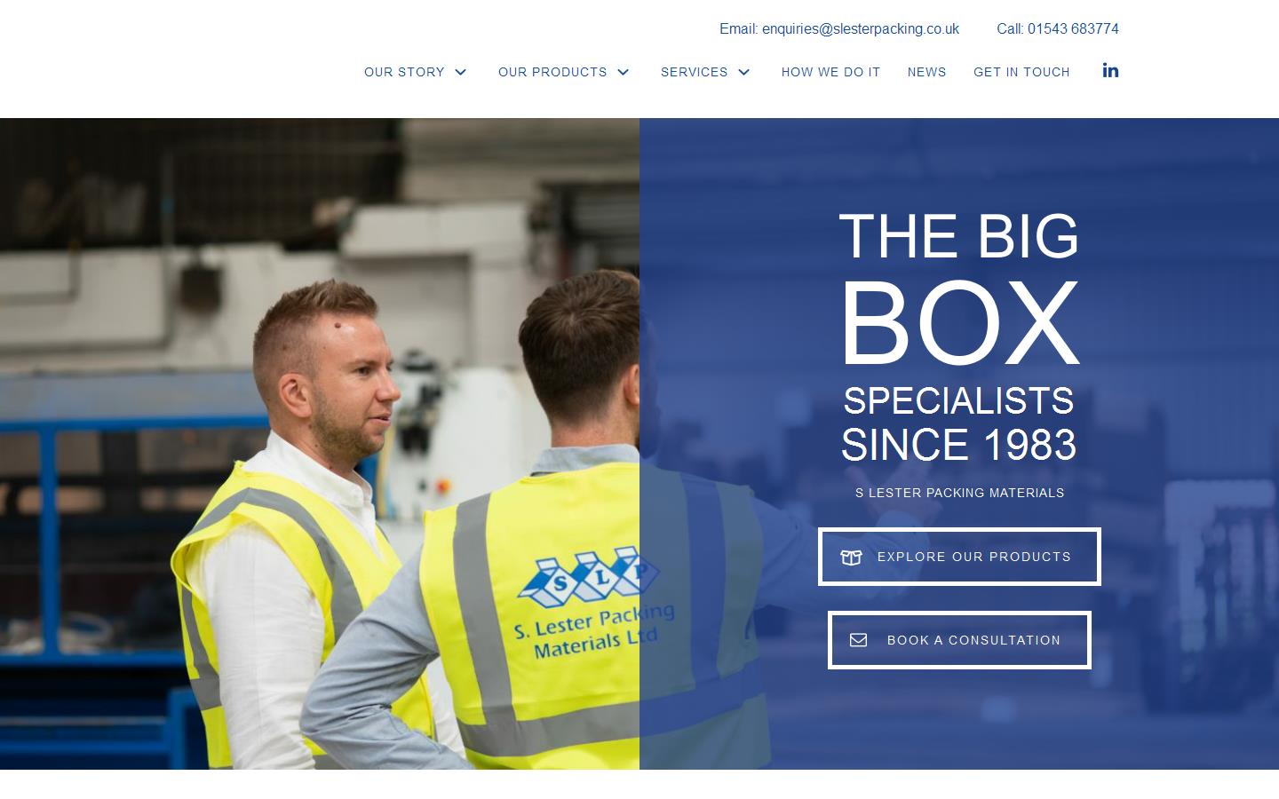S Lester Packing Materials Ltd Website