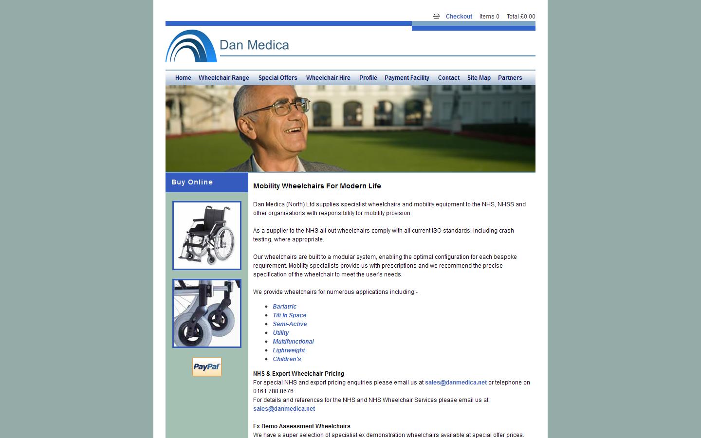 Dan Medica North Ltd Website