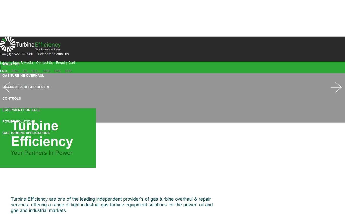 Turbine Efficiency Website