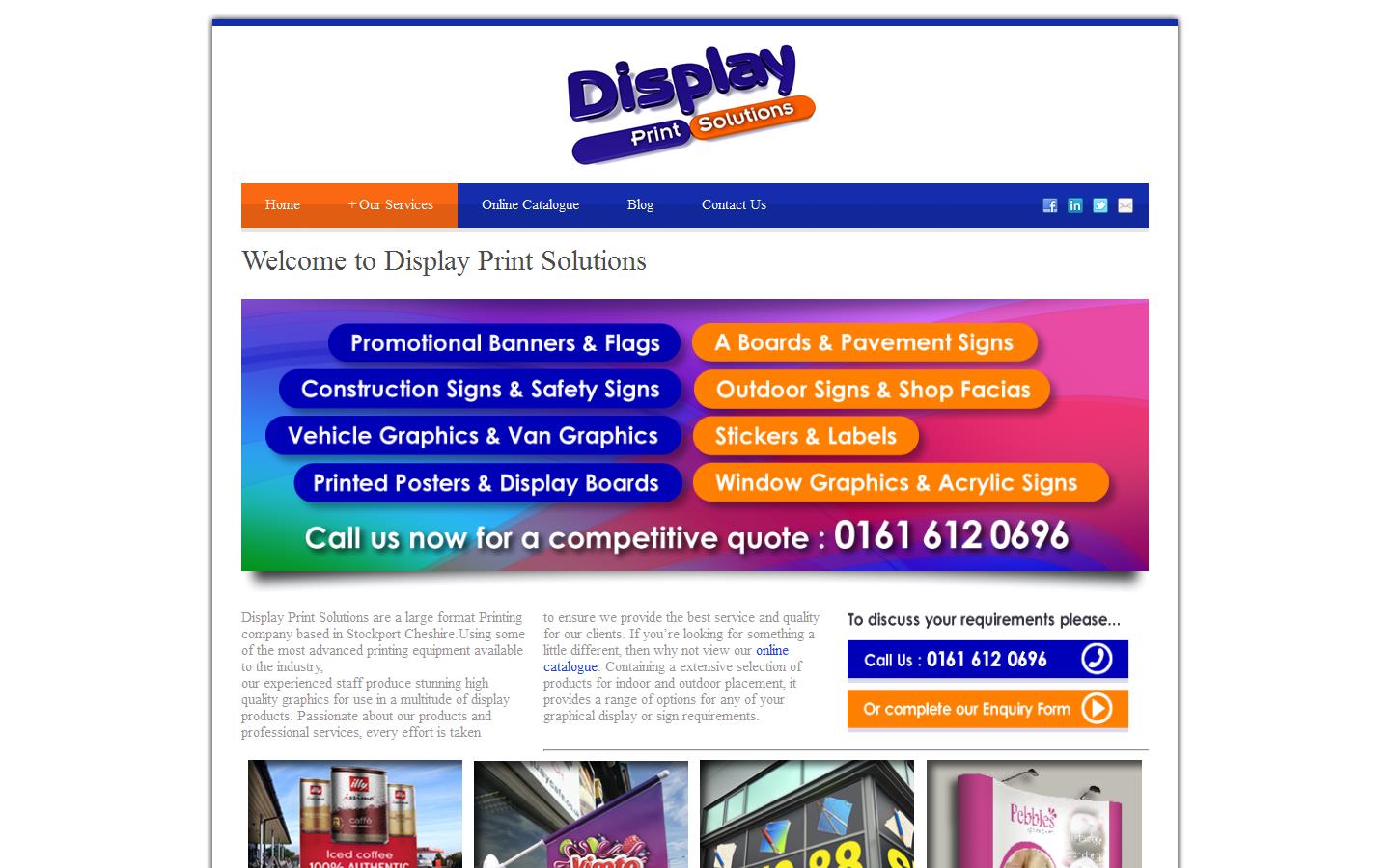Display Print Solutions Website