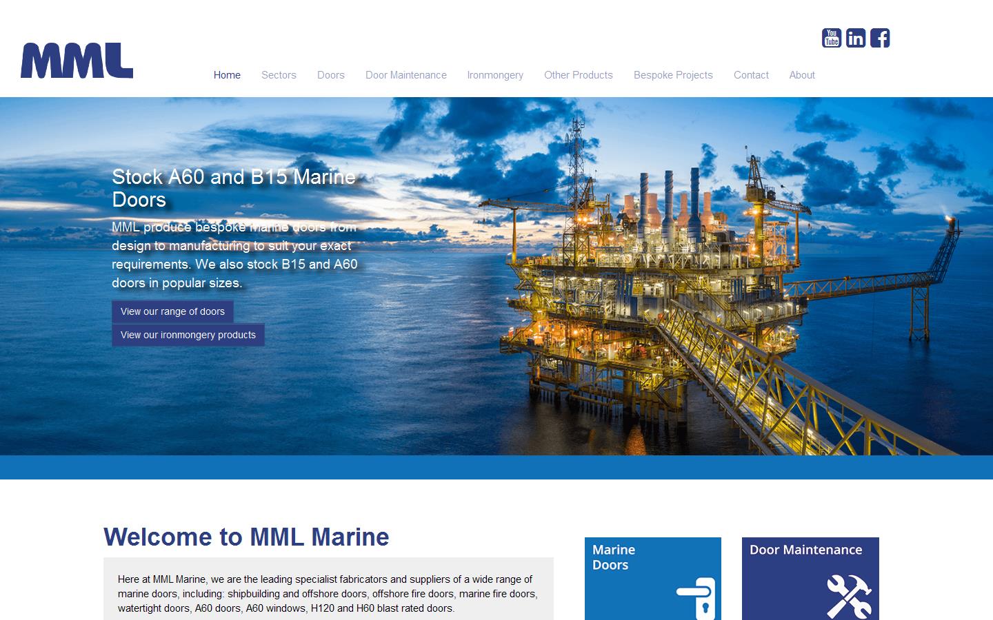 M M L Marine Website