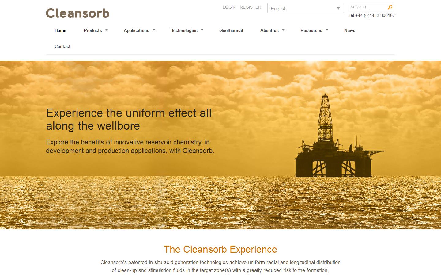 Cleansorb Ltd Website
