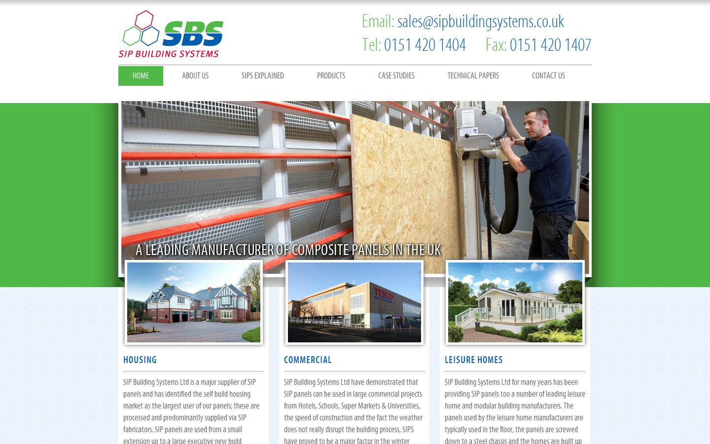 S I P Building Systems Website