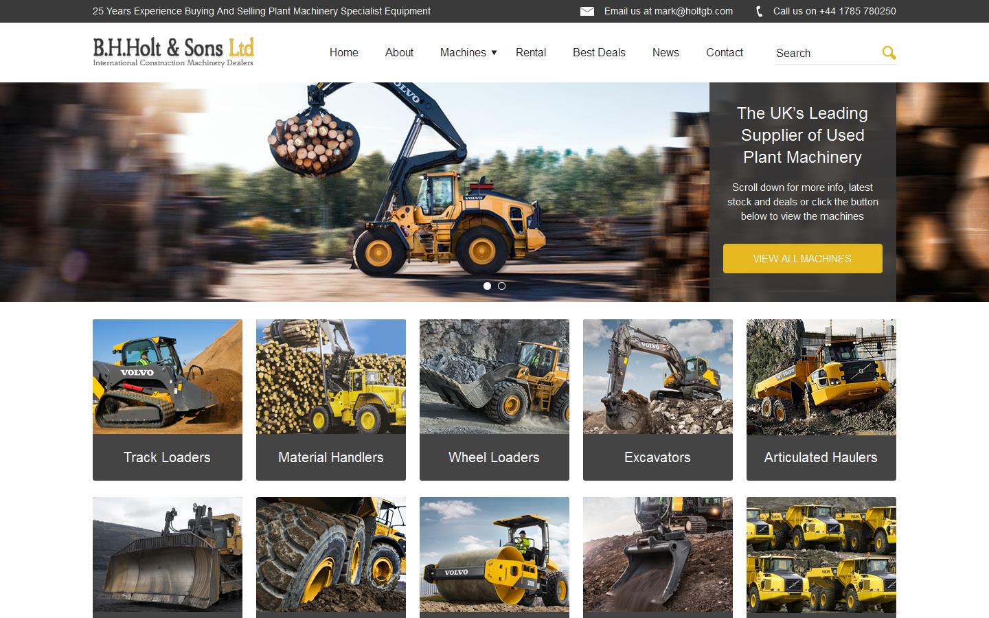 B H Holt & Sons Ltd Website