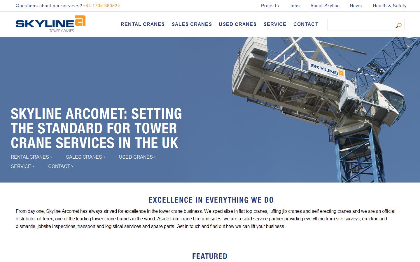 Skyline Arcomet Ltd Website