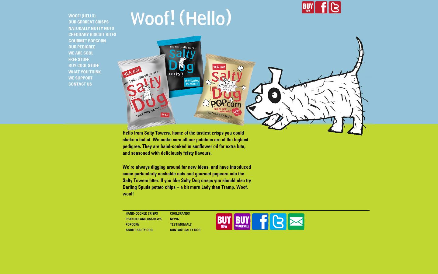 Salty Dog Brands Ltd Website