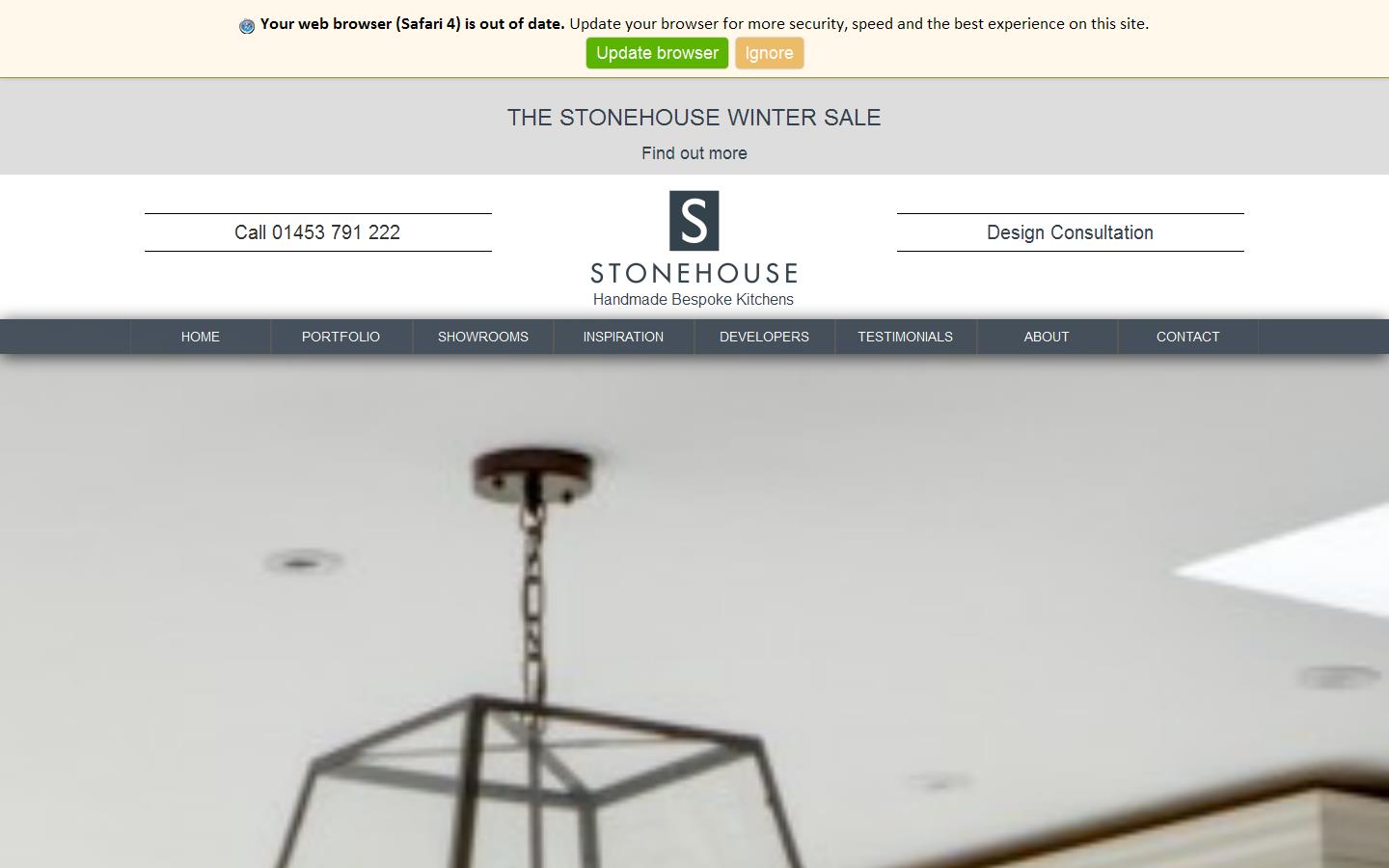 Stonehouse - Bespoke Kitchens & Showroom Website