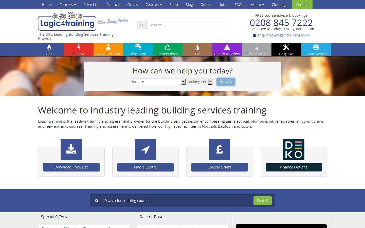 Logic for Training Website