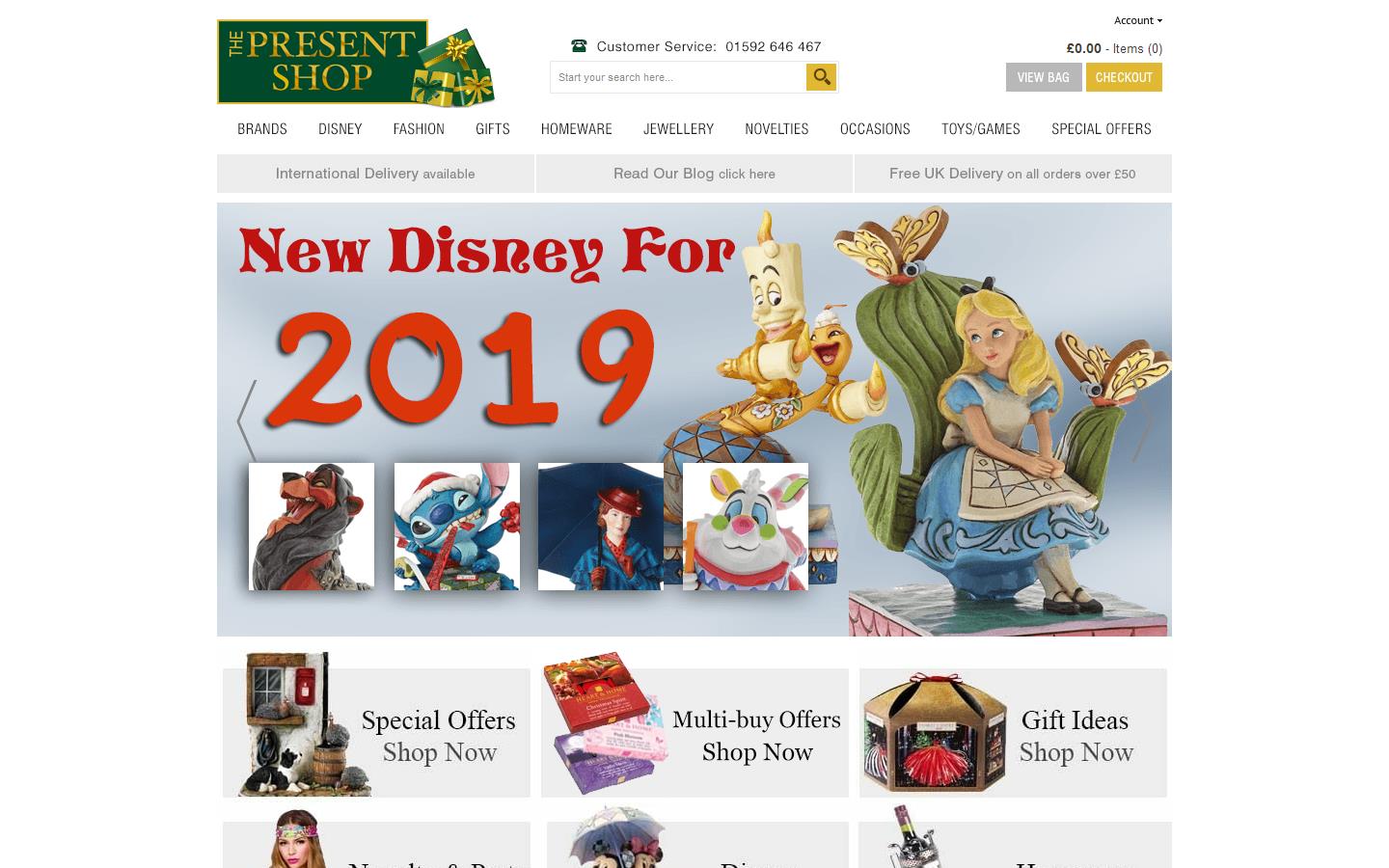 The Present Shop Website