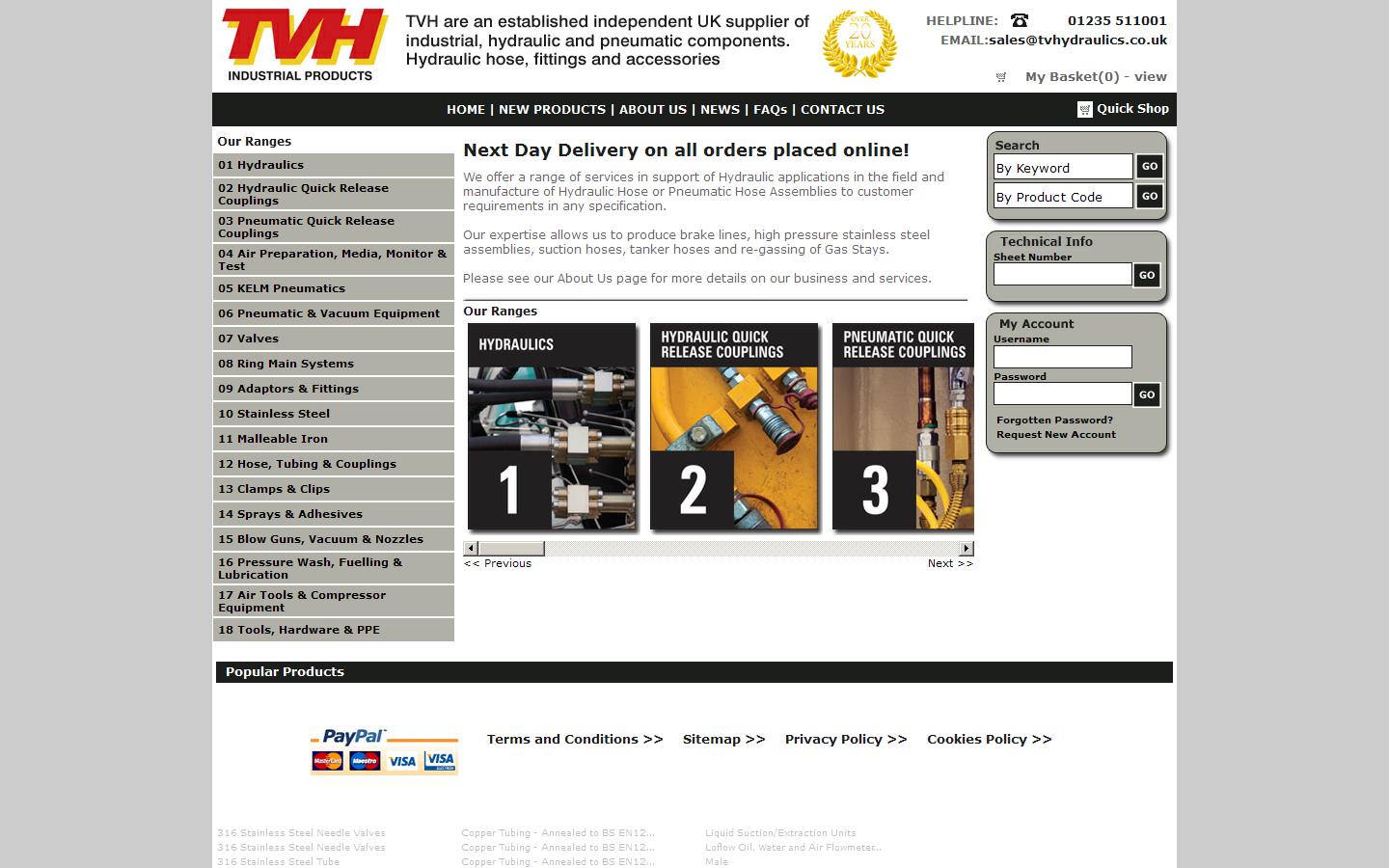 T V H Website