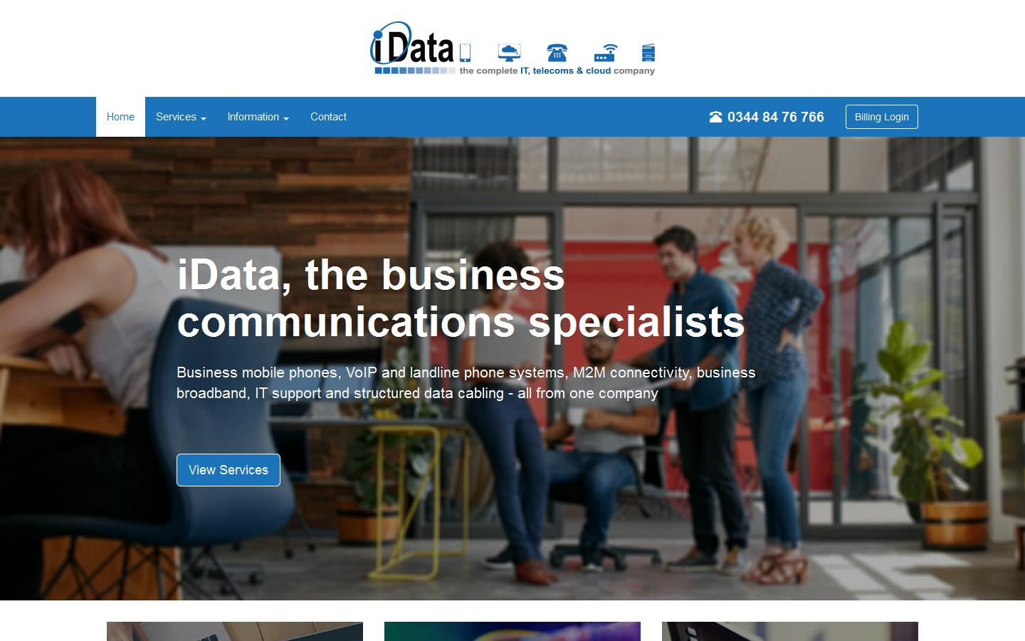 I Data Website