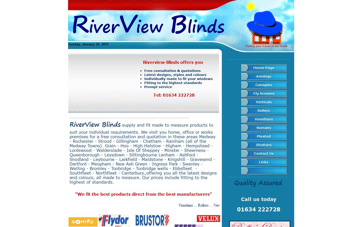 Riverview Blinds Website